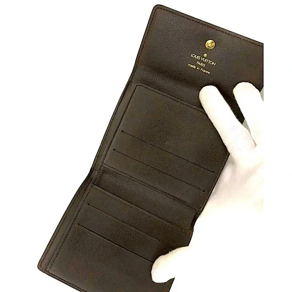 Authentic LV Louis Vuitton Damier Portefeiulle Elise Trifold Compact Wallet - Picture 5 of 8